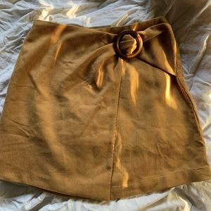 Blu Pepper tan skirt